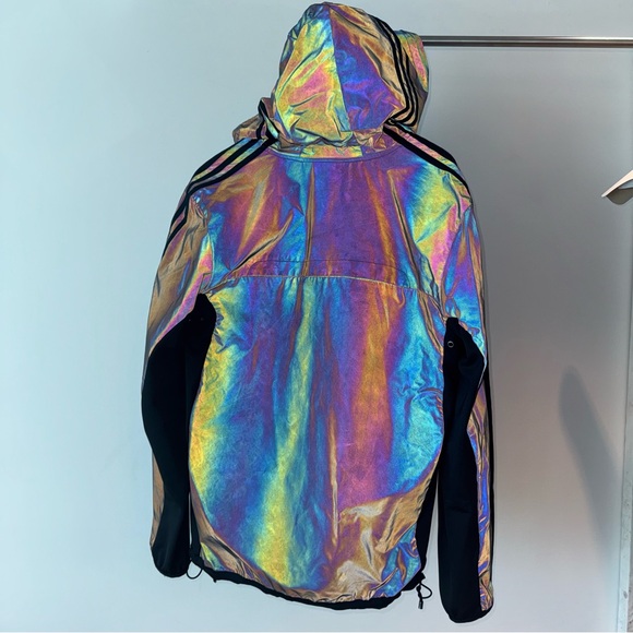 RARE Adidas Xeno Reflective Windbreaker Jacket - Picture 6 of 12